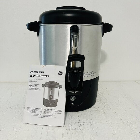 G. E.   40 Cup Coffee Urn  For  Home Or Office Tested - Picture 1 of 15